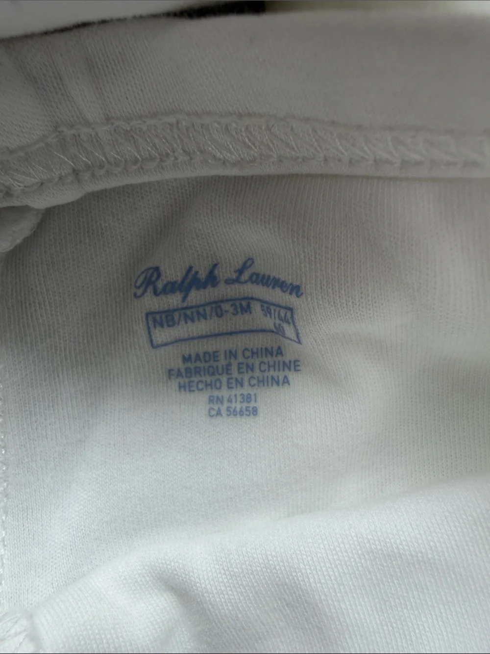 Ralph Lauren Baby 3-Piece Set in Light Blue and White